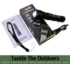 High Powered Torch Tank007 KZ03 Rechargeable Laser LED Military Flashlight UK