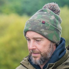 Trakker Camo Bobble Hat NEW 207655 Bobble Beanie Winter Hat