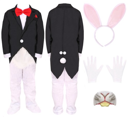 Kids white rabbit costume - kids,