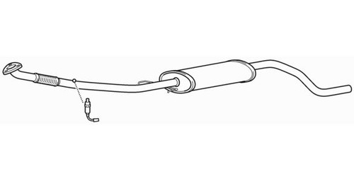 Quality centre exhaust middle - exhaust,