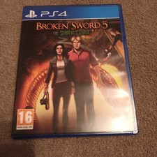 Broken Sword 5 The Serpent's Curse PS4 Game With Comic Booklet