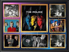Tthe Police unframed laminated