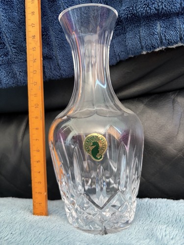 Waterford crystal vase signed - crystal,