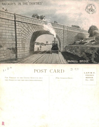Vintage postcard rainhill - postcard,