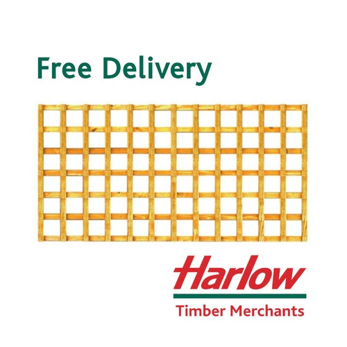 Square trellis garden screen - square,