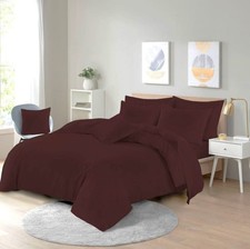 Non Iron Easy Care Duvet Cover Set Single Double King Super King Bedding Gift