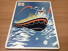 RNLI Vintage Lifeboat Scene