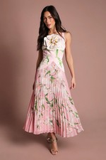 Coast Pink Fit & Flare Dress