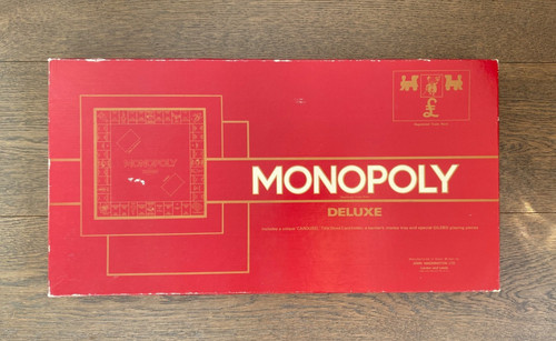 Vintage monopoly deluxe - monopoly,