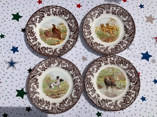 Spode pottery woodland - woodland, plates