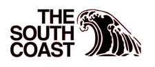 Vinyl SOUTH COAST WAVE Decal Sticker multi size colours car laptop phone cup