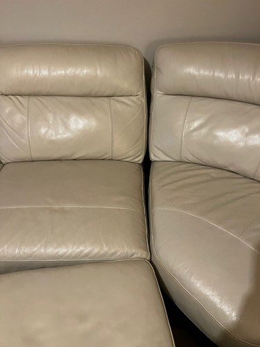 Stylish corner leather sofa - leather,