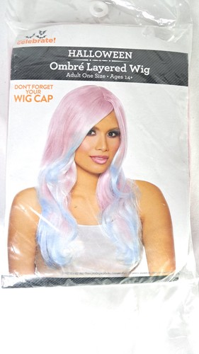 Rainbow wig unicorn ombre - wig,