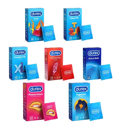 Durex condoms pack extra - 12,
