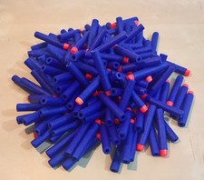 NERF Compatible Foam Darts – 160 Pack – Blue – Refill Bullets for Toy Guns