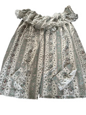 PAIR Vintage lined floral Rose