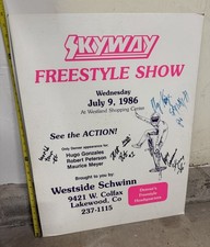 SKYWAY BMX FREESTYLE SHOW SIGN