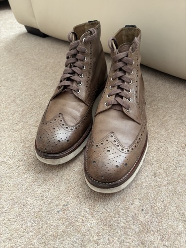 Men brown grenson brogue - grenson,