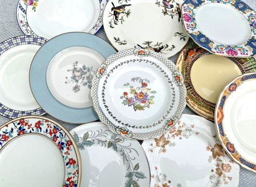 Vintage mis matched floral - 20,