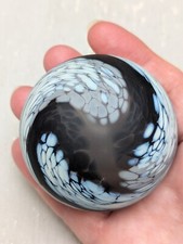 Vintage Handmade Frosted Clear