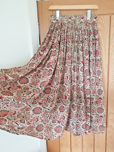 Vtg 80s does 70s block - , print