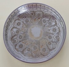 Tray Viners of  Sheffield Vintage Alpha Plate Has Been Over Polished