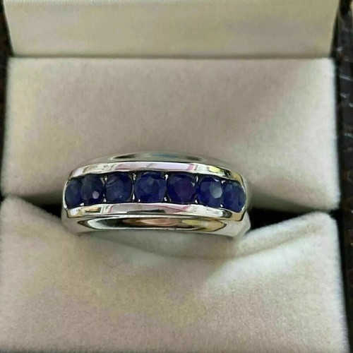 Men wedding eternity band - men's,