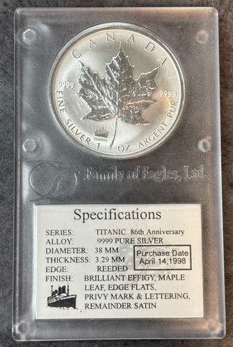 1998 canada silver - canada, oz