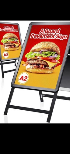 Board pavement sign - a-board,