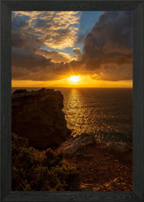 Cape Martinet in Ibiza Framed