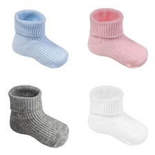 Baby Turnover Socks Plain