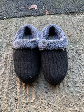 Skechers Bobs Memory Foam Fur Lined Winter Slippers UK3 Lightly Used