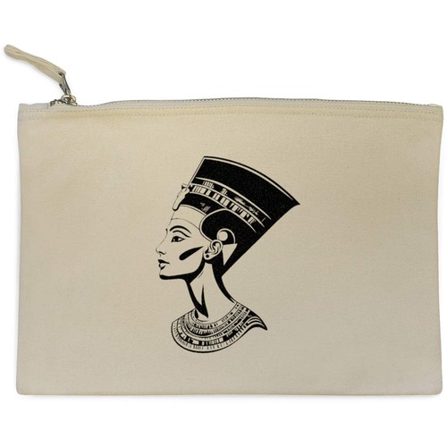 Egyptian queen canvas clutch - 'egyptian,