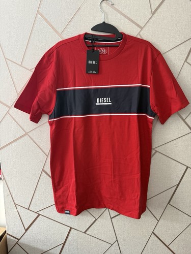Diesel red colourblock logo - diesel,