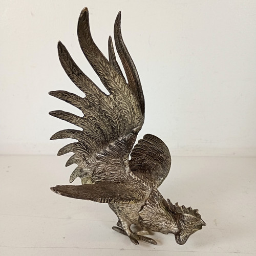 Single fighting cockerel - single,
