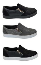 Womens ladies flat trainers - womens,