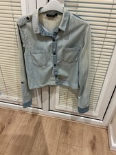 Topshop ladies denim shirt size 10