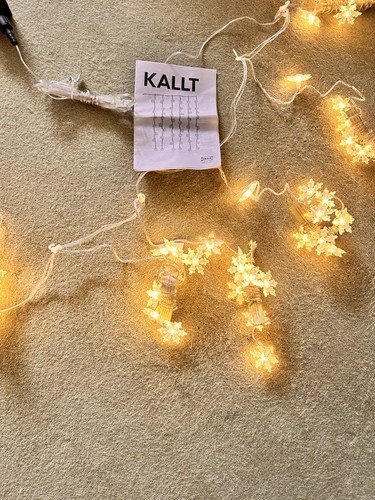 Ikea kallt snowflake string - ikea,