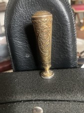 19th Century Silver Gold Gilt French Letter Wax Seal