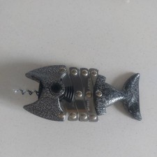 VINTAGE "LAZY FISH" CORKSCREW - 1990S - VGC