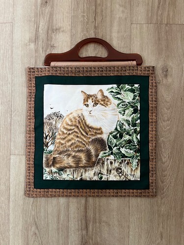 Vintage cat sewing tote - , bag