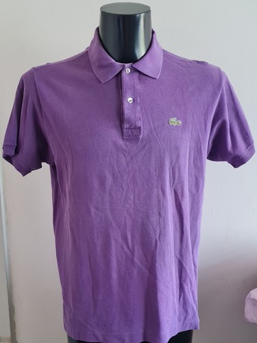Vintage purple lacoste pique - vintage,