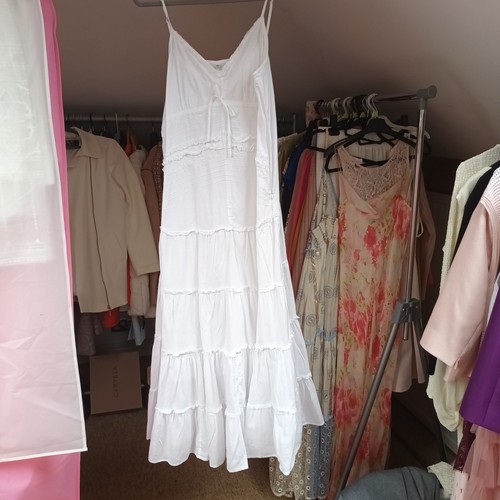White 100 cotton - cotton, dress