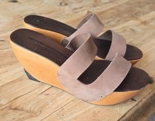Robert Clergerie clog leather