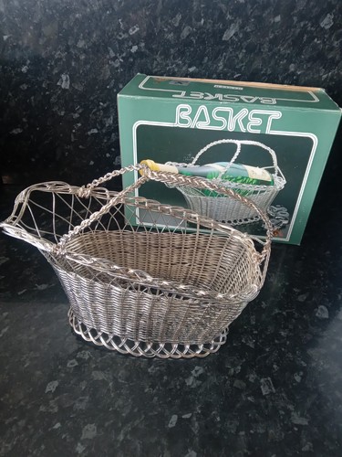 Vintage silver plated wire - silver-plated,