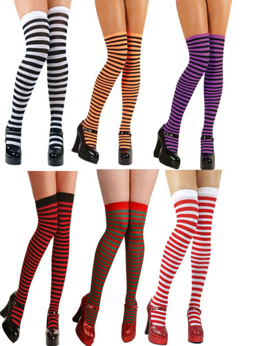 New striped stockings hold - new,