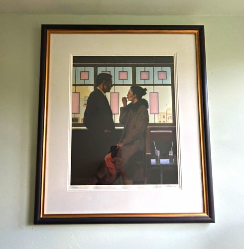 Jack vettriano drifters signed - vettriano,