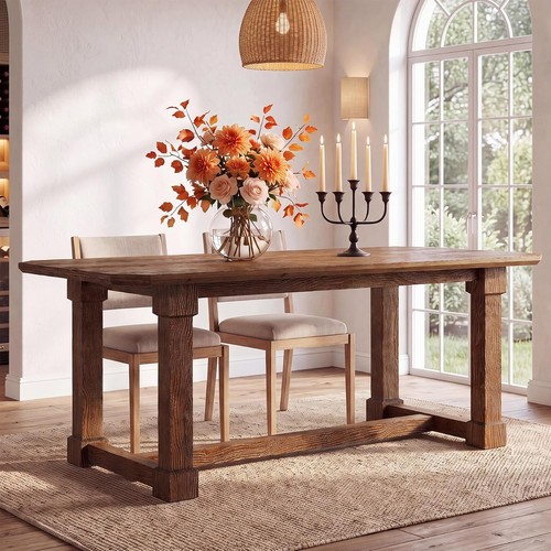 Solid wood dining table - solid,