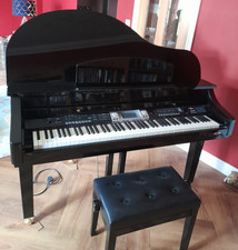 Grand Digital Piano with stool Gear4Music GDP-300Preowned Good Condition