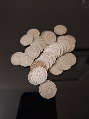 Six pence job lot - lot, 35